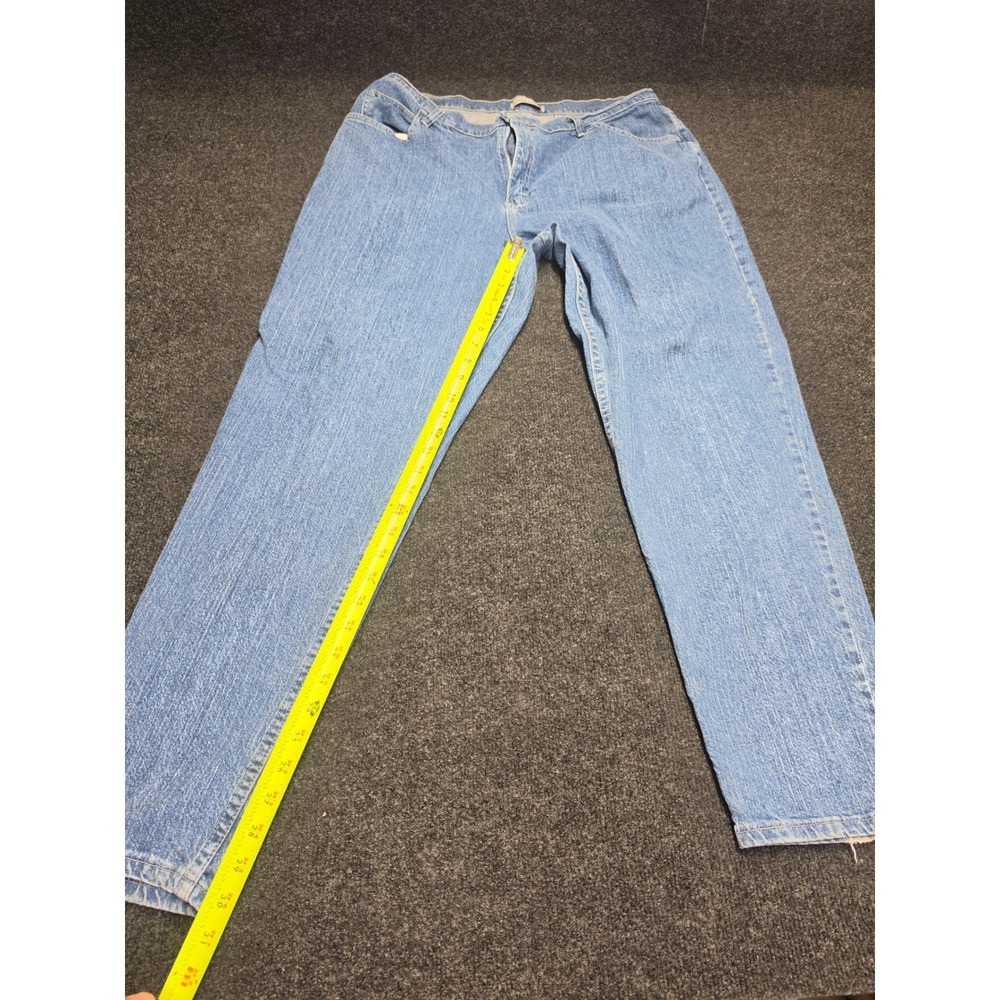 Riders by Lee Relaxed Fit Jeans Mens 38x30 Medium Wash Straight Leg Denim Blue